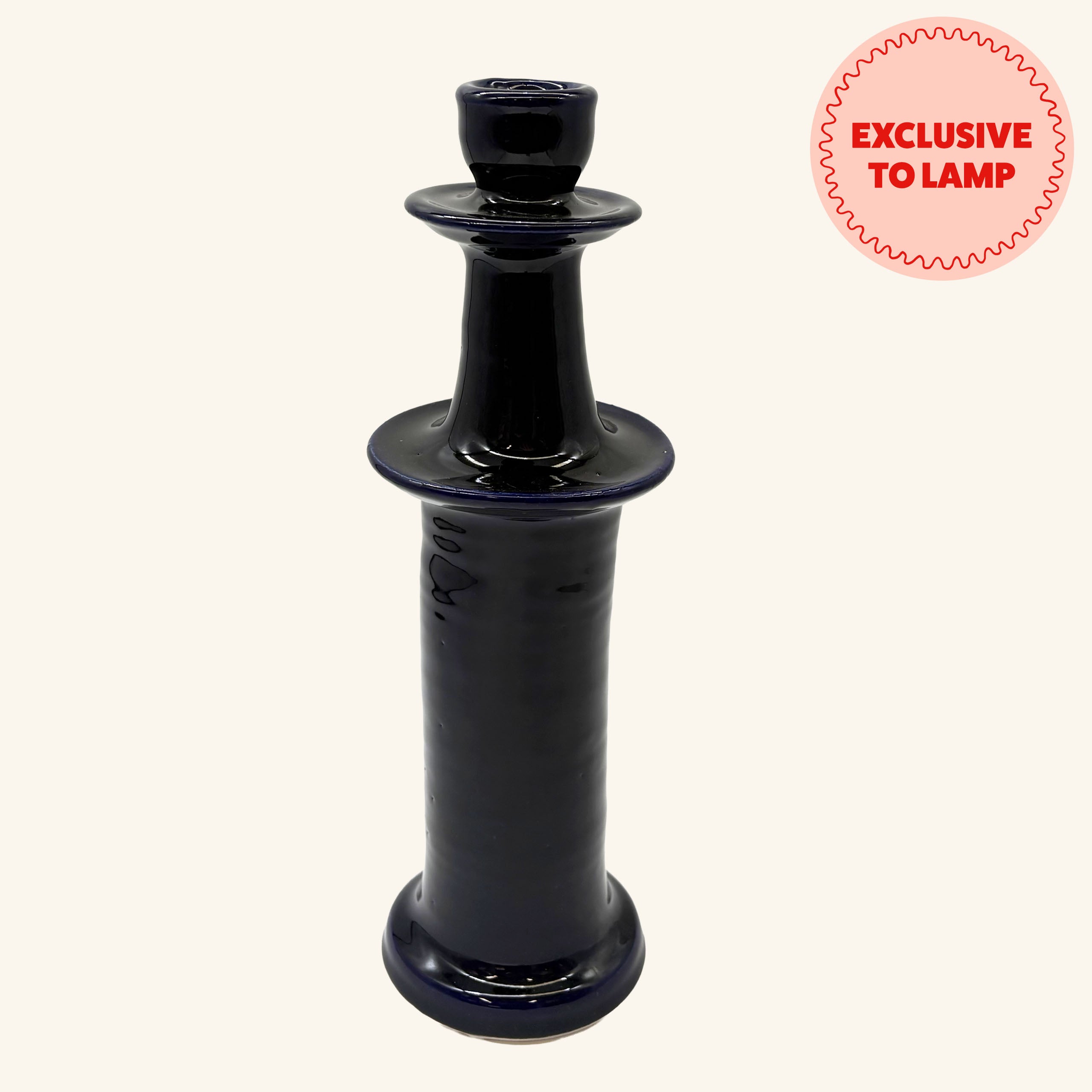 Tall Ceramic Candlestick