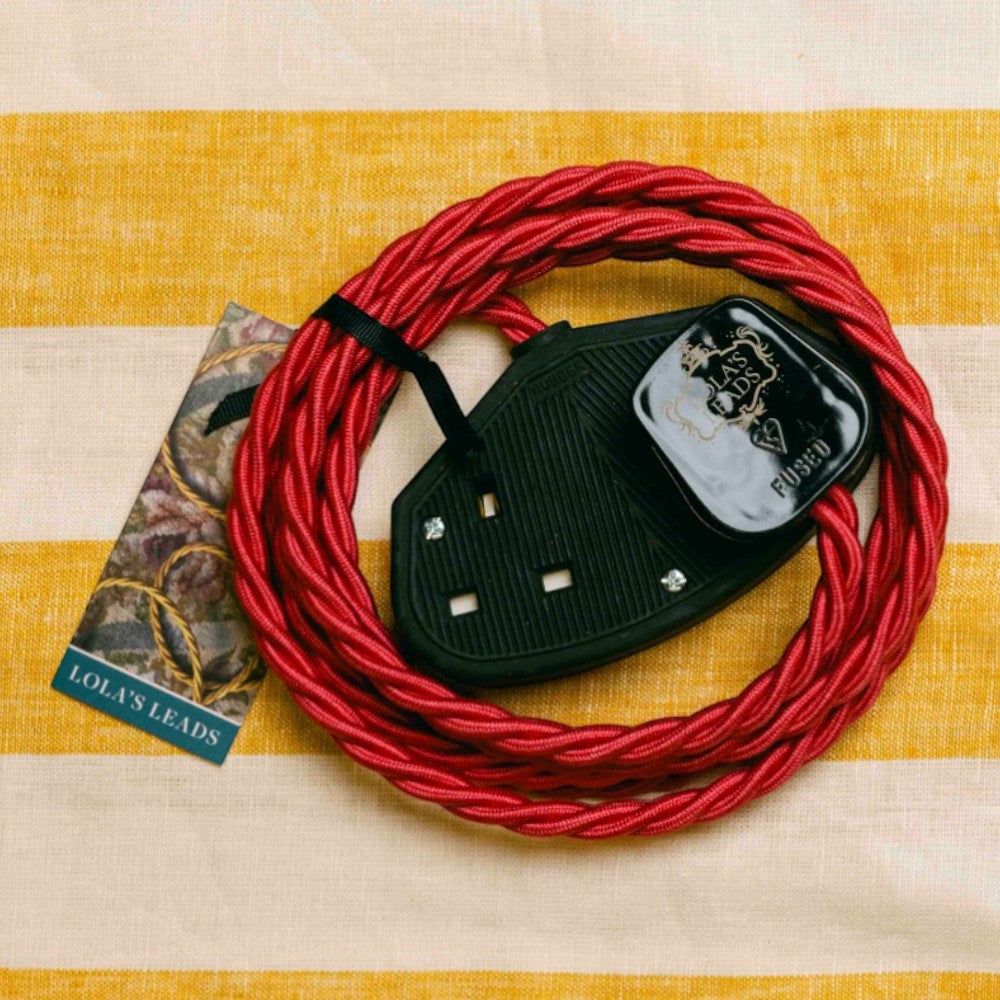 2m Fabric Extension Cable Lola’s Leads