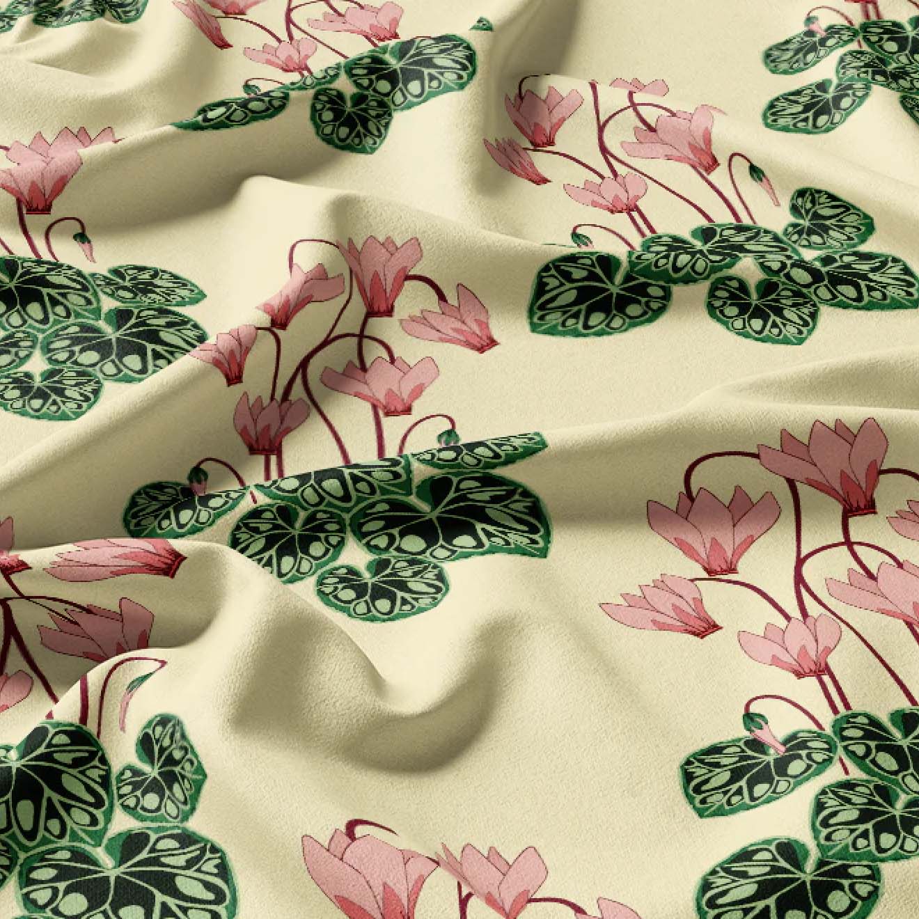Cyclamen Fabric