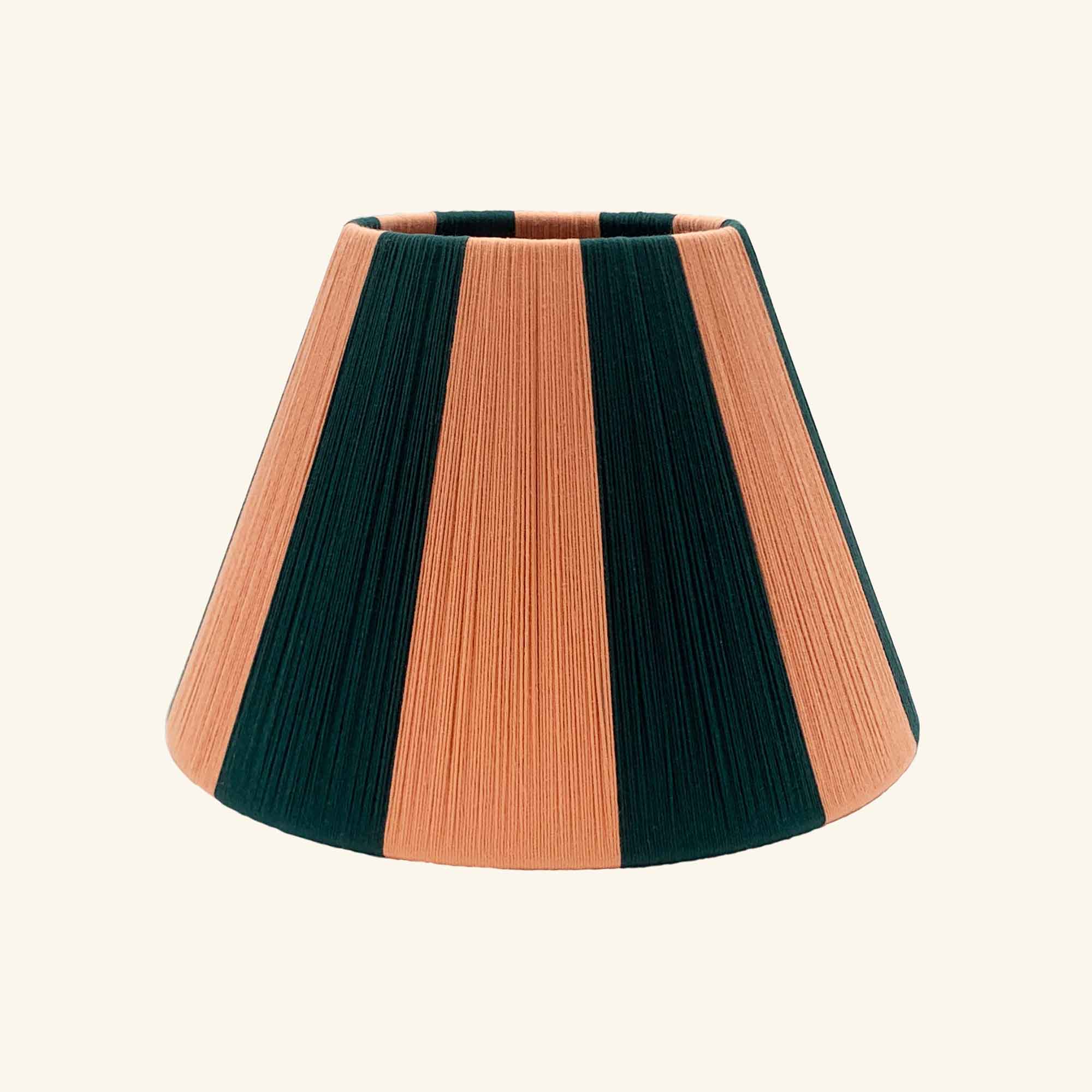 Small Empire Lampshade 25cm – Lolly Orange & Forest Loving String
