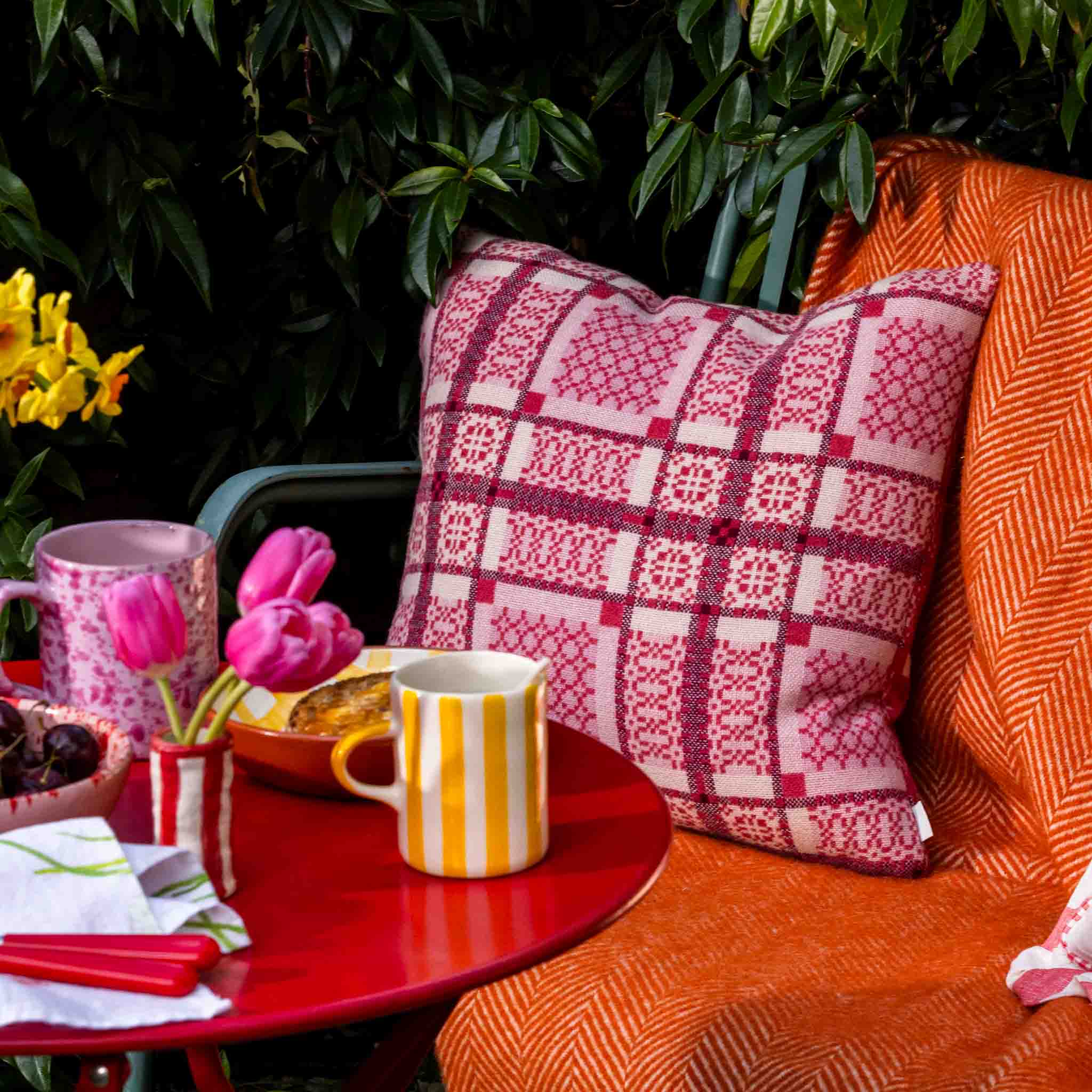 Knot Garden Cushion Melin Tregwynt