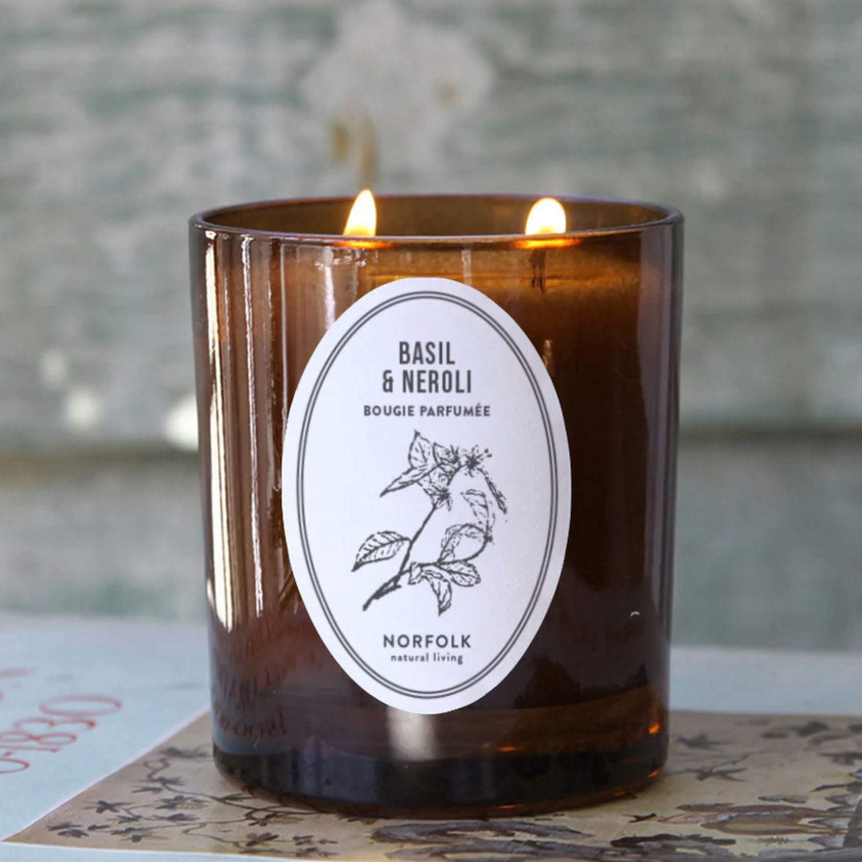 Botanical Candle - Basil & Neroli