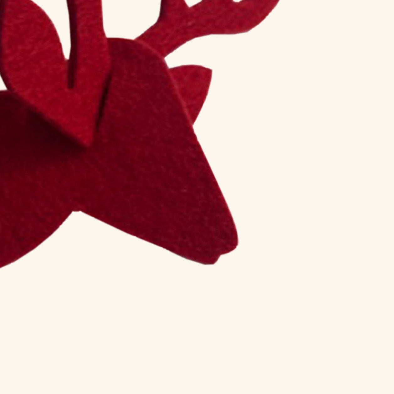 Reindeer Wool Felt Pendant