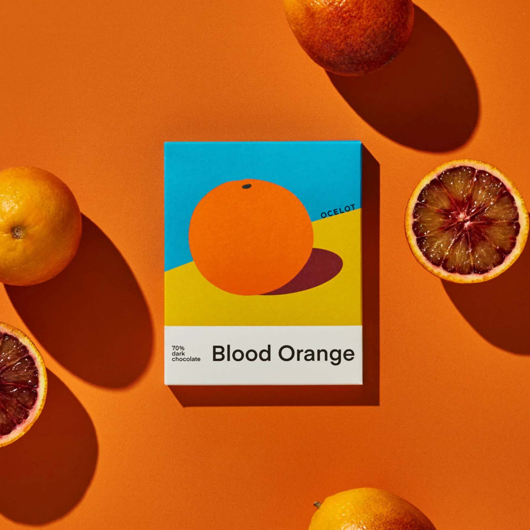 Blood Orange - Organic 70% Dark Chocolate, 70g