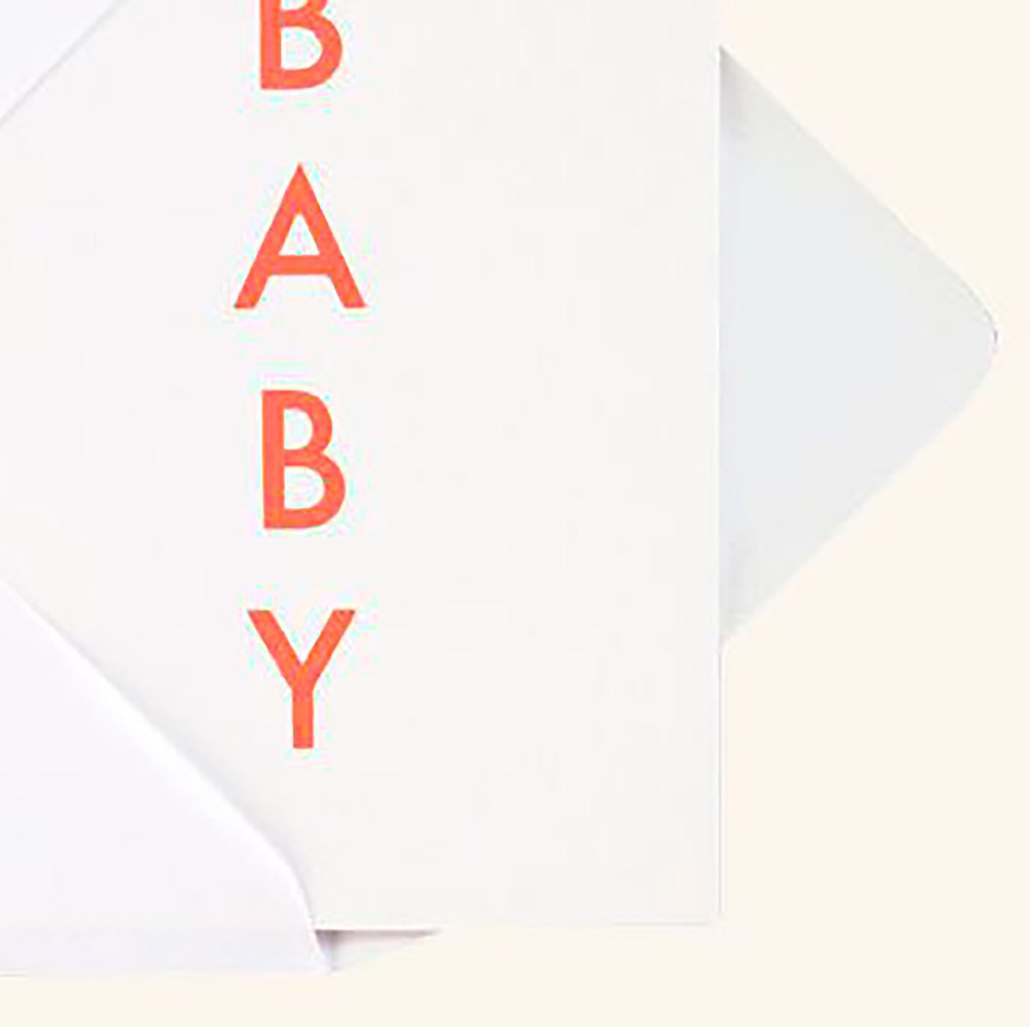 Foil Blocked Baby Card Ola