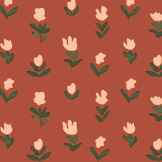 Little Wild Tulips Wallpaper