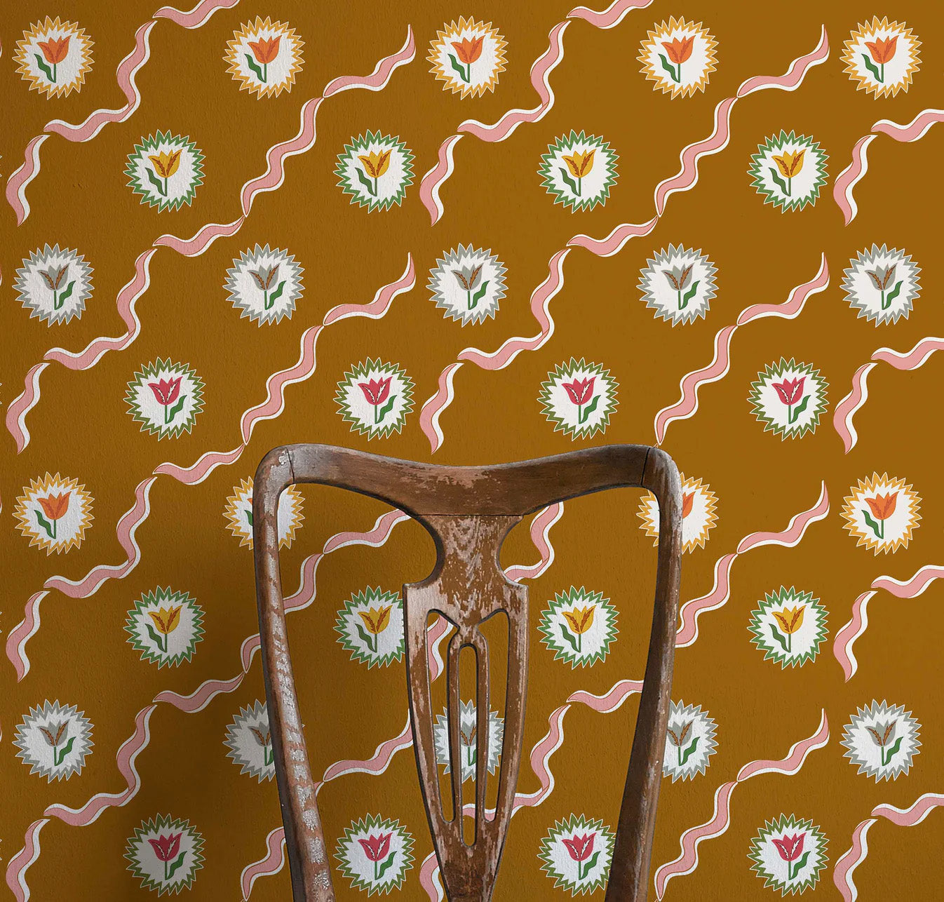Tulips of Belgravia Wallpaper