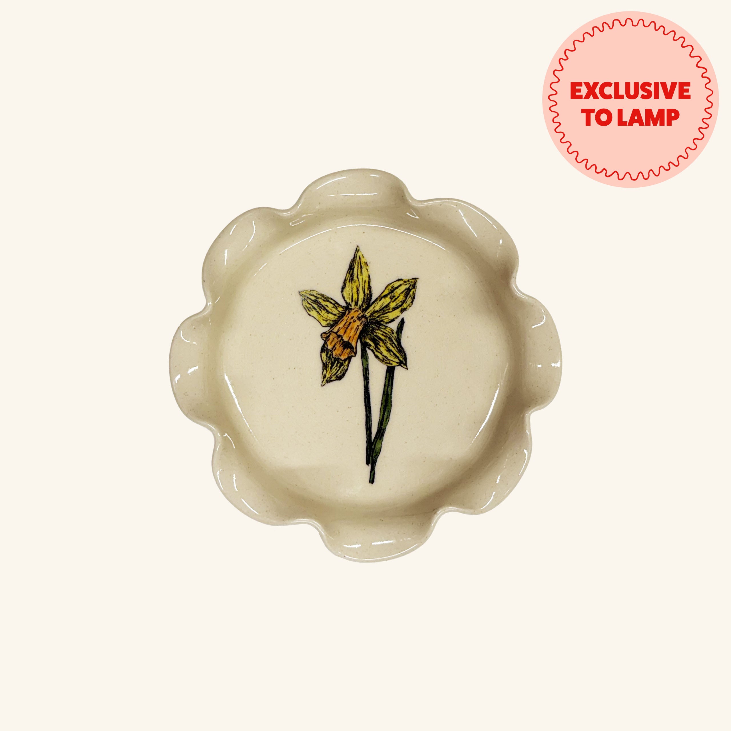 Frilly Daffodil Trinket Dish