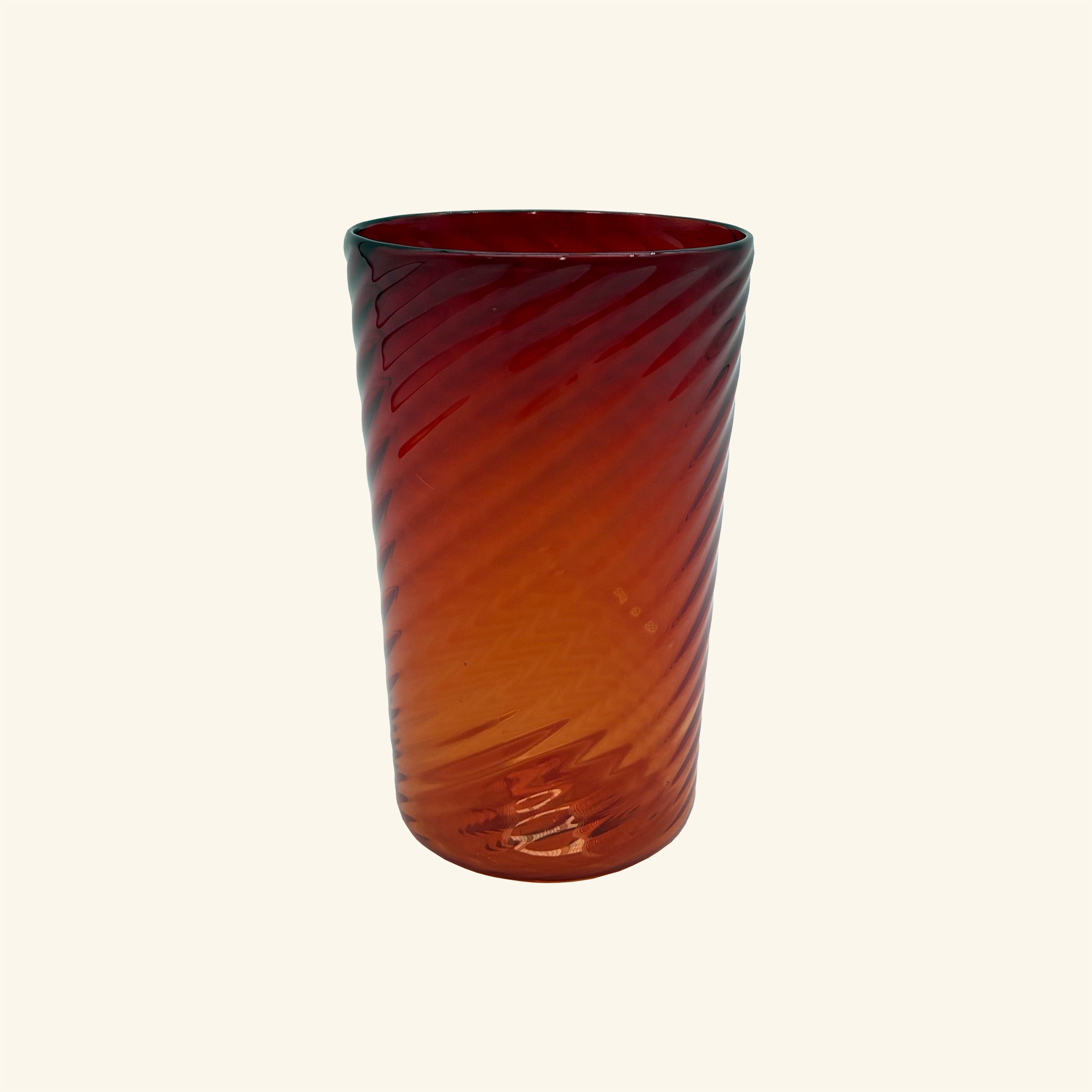 Twisted Glass Tumbler
