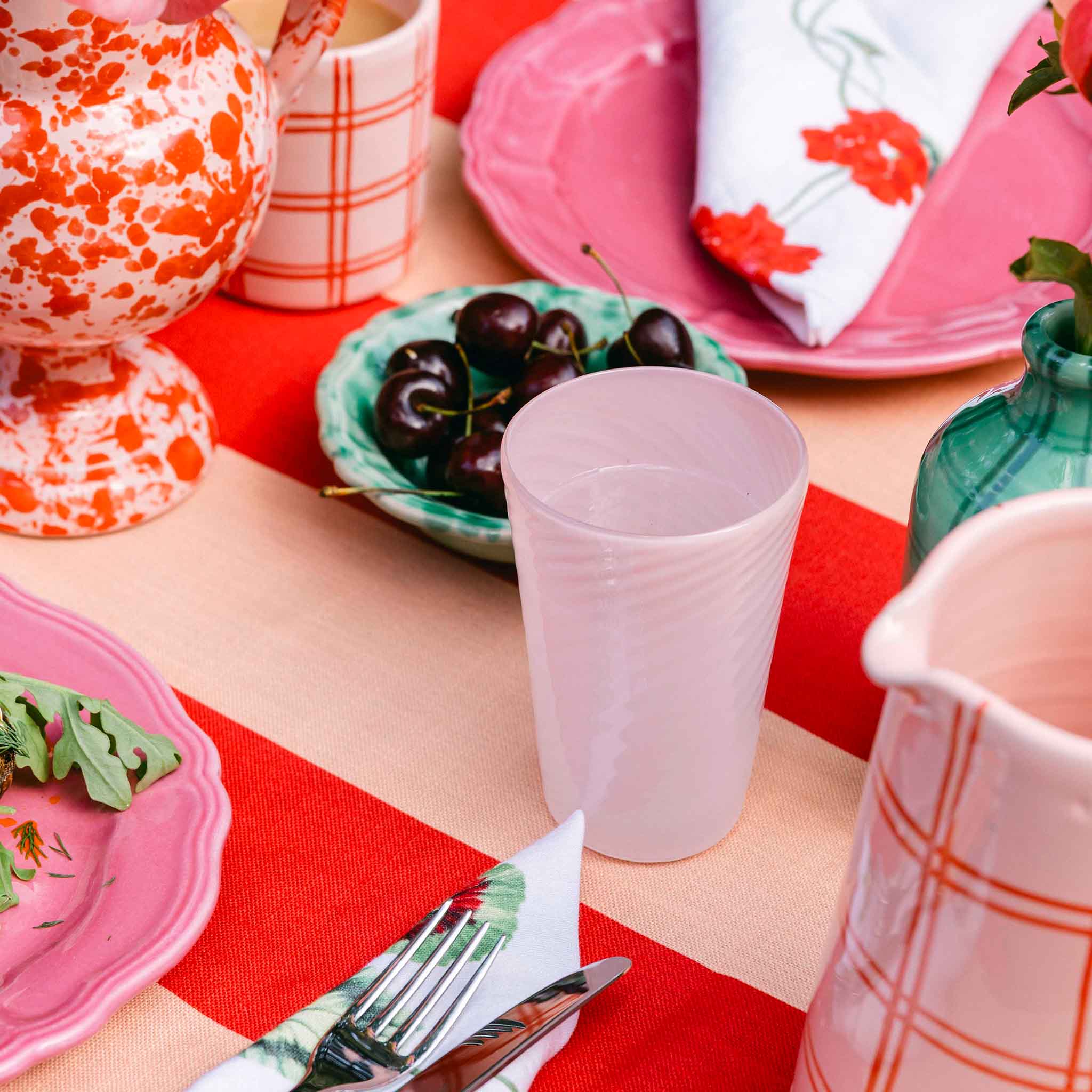 Twisted Glass Tumbler