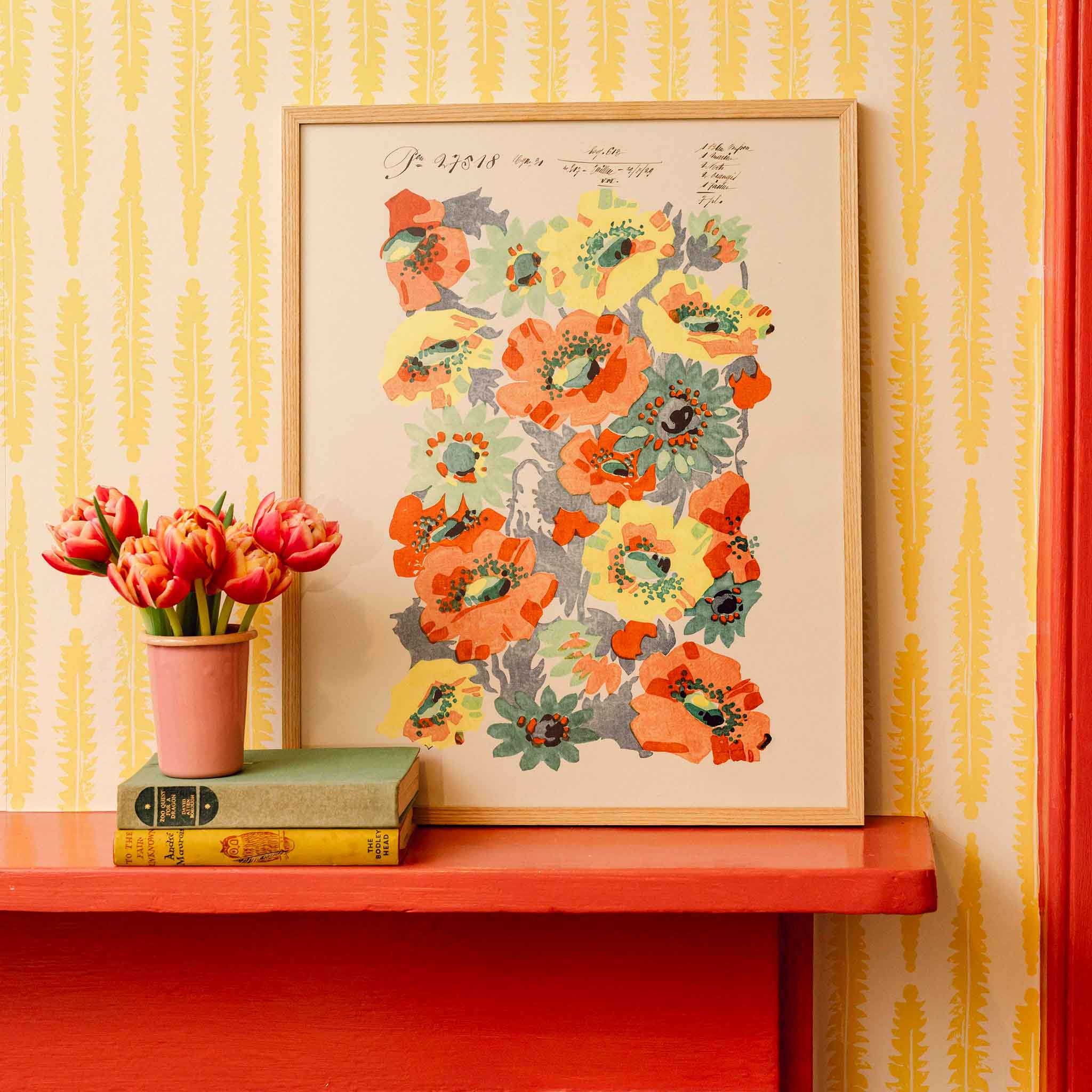 No. 76 – Summer Poppies II Poster Print Sisters