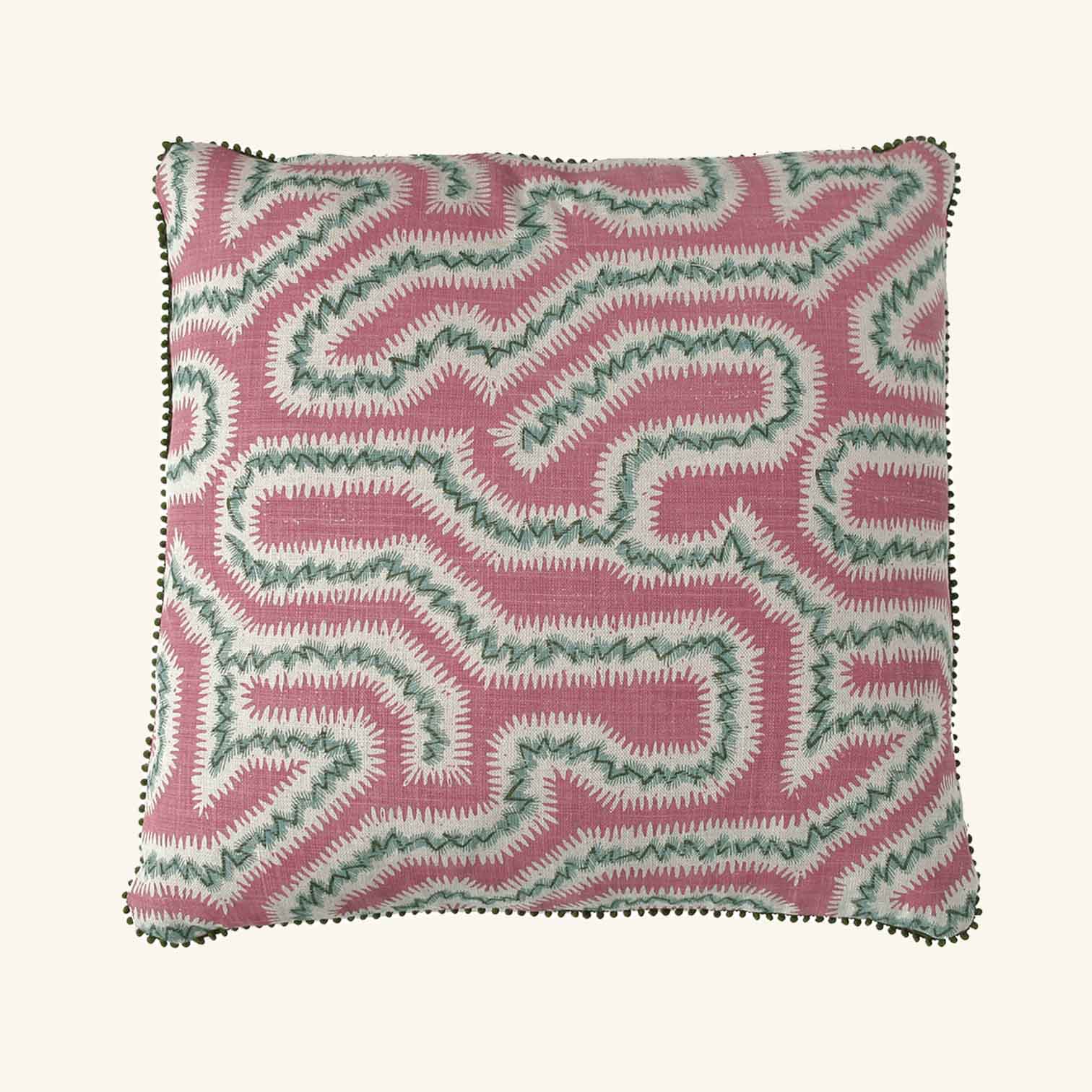 Moorish Maze Linen Cushion
