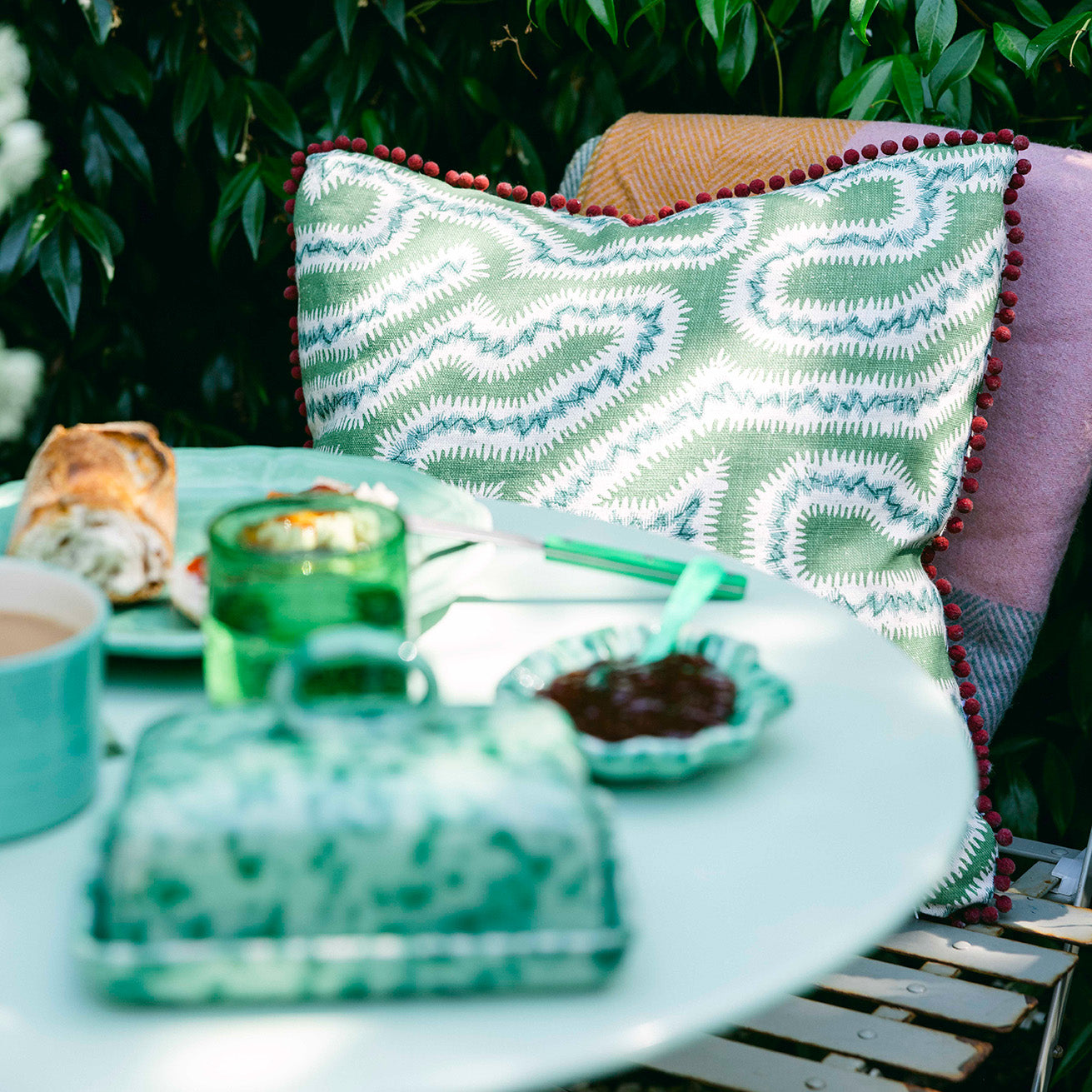 Moorish Maze Linen Cushion