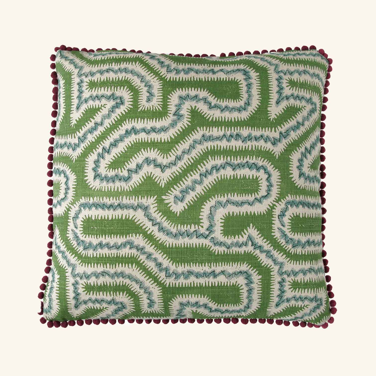 Moorish Maze Linen Cushion