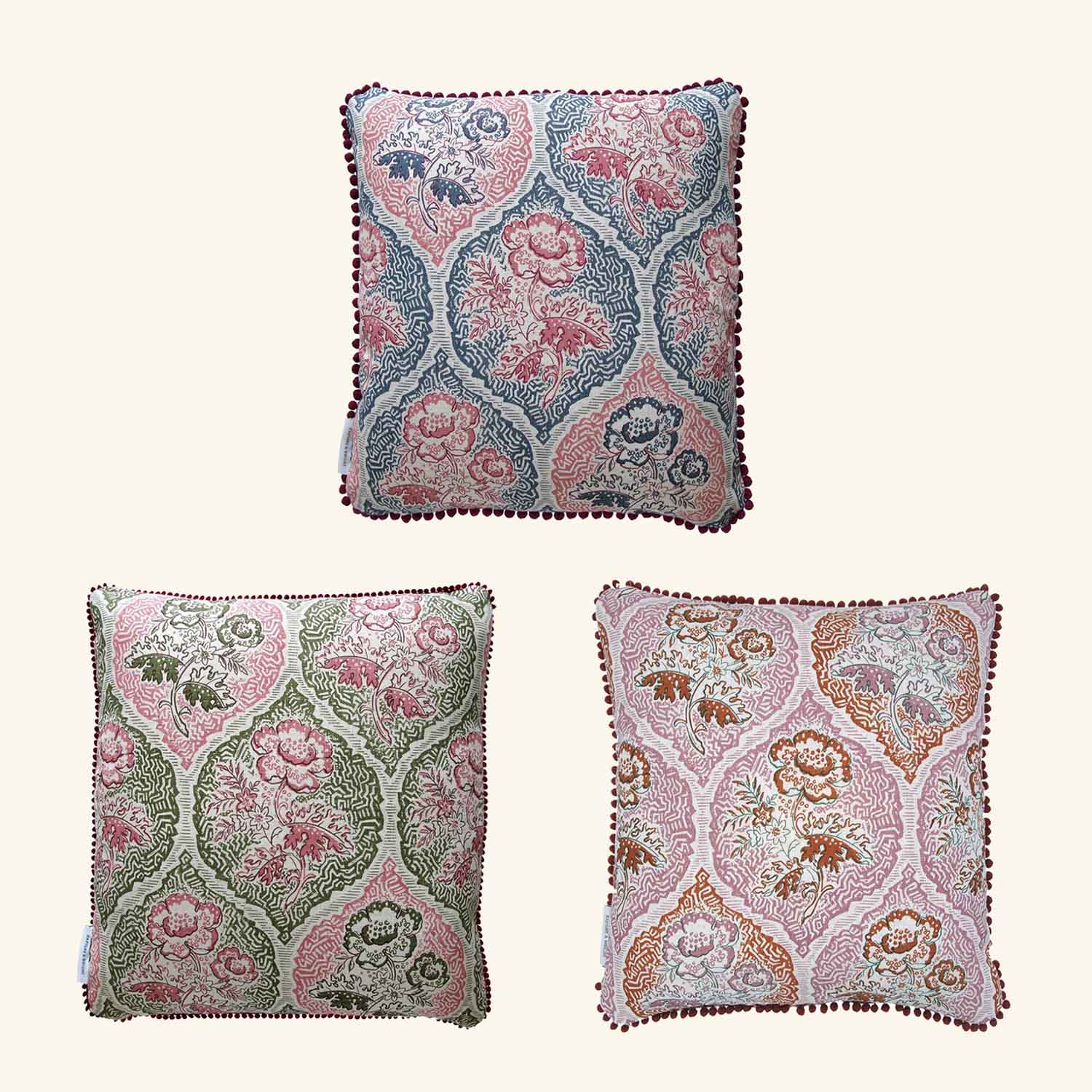 Soldanelle Linen Cushion