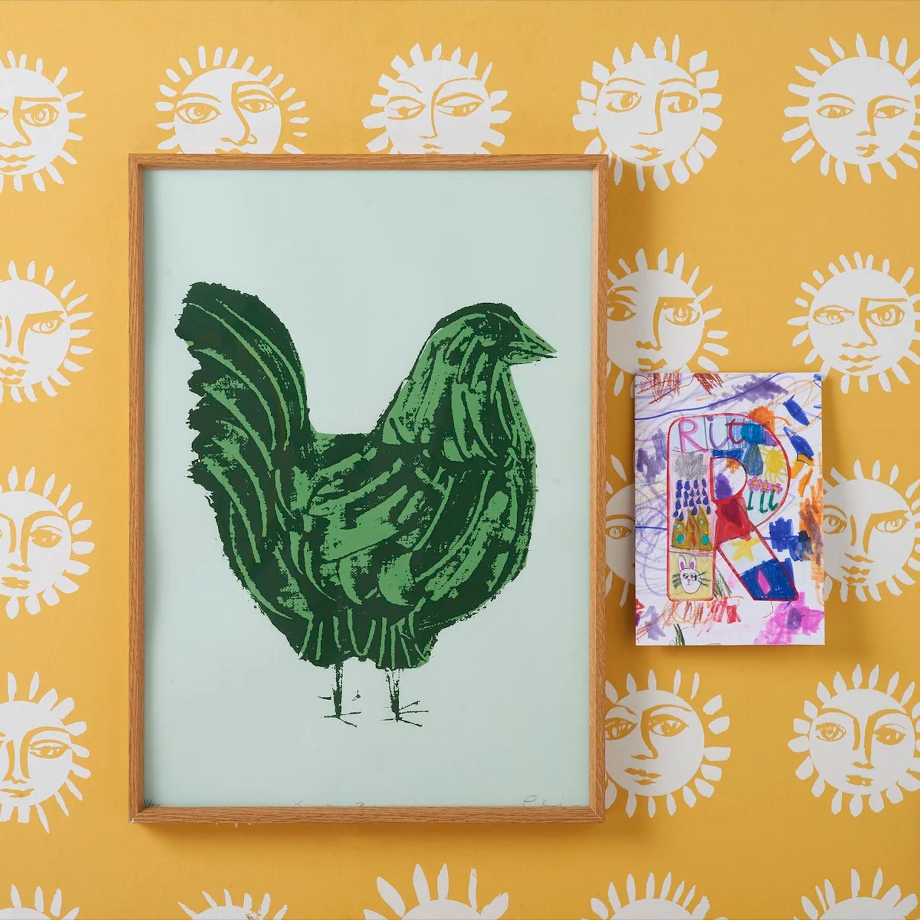 French Hen Print