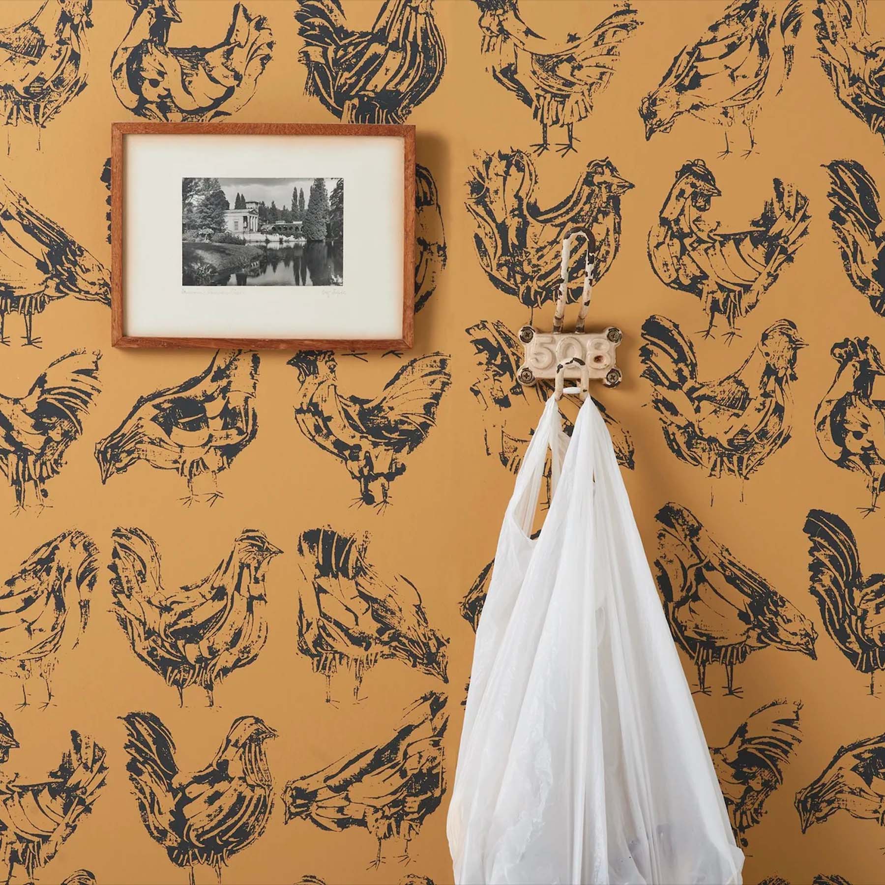 French Hen Wallpaper