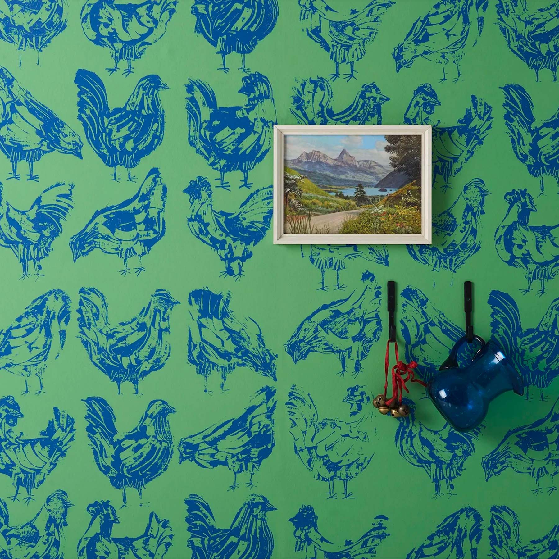 French Hen Wallpaper