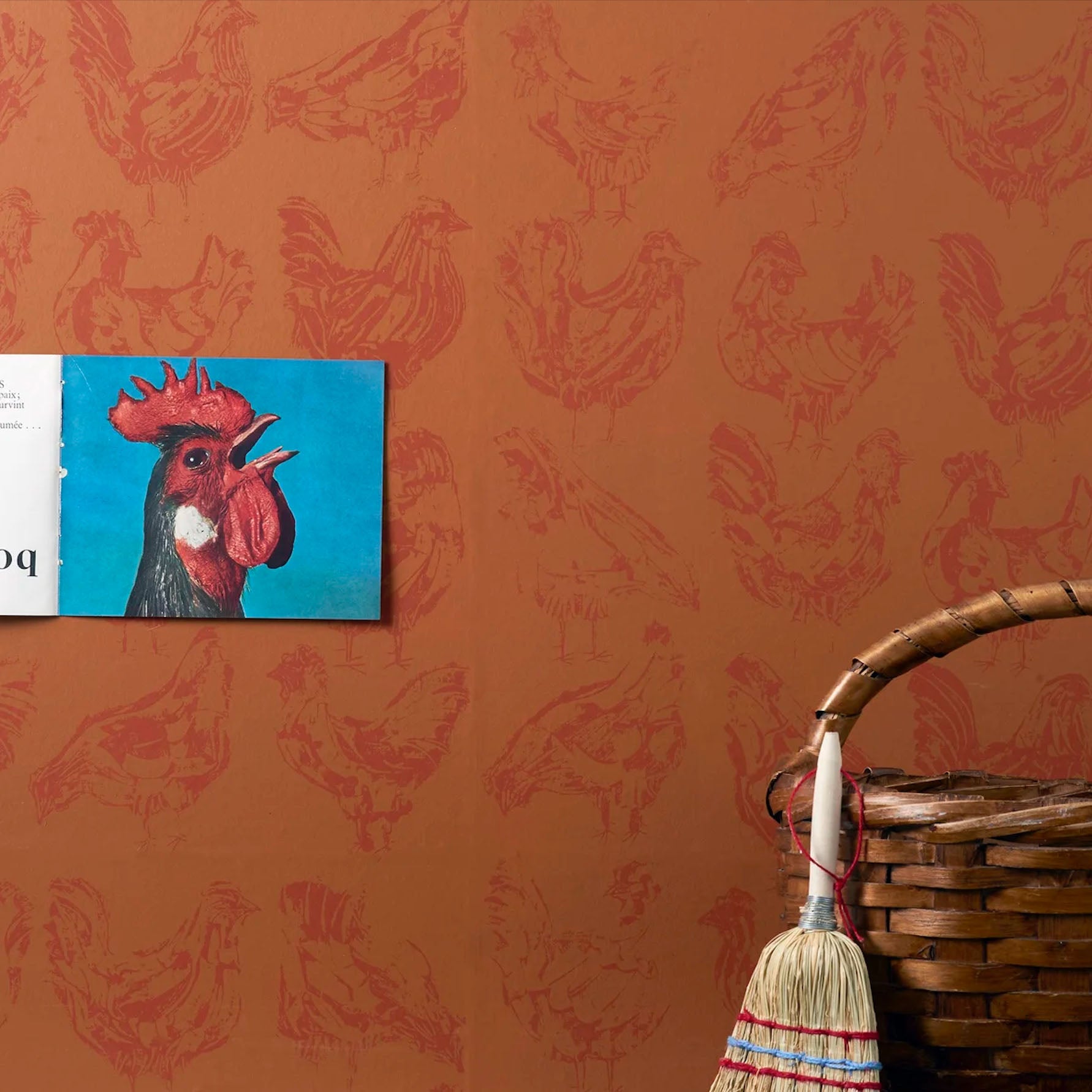 French Hen Wallpaper