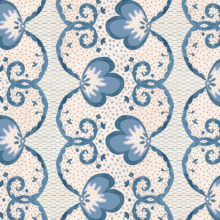 Flowers for Anna Maria Fabric