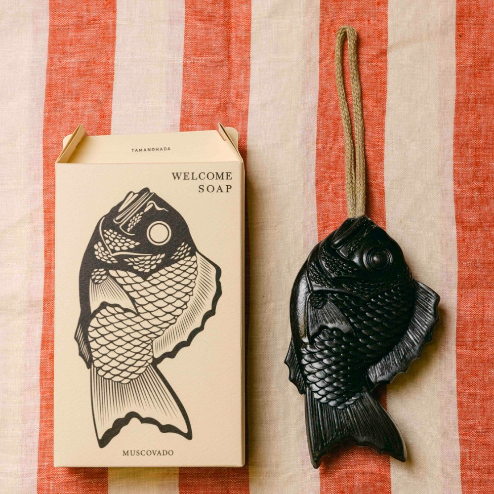 Welcome Fish Soap on a Rope