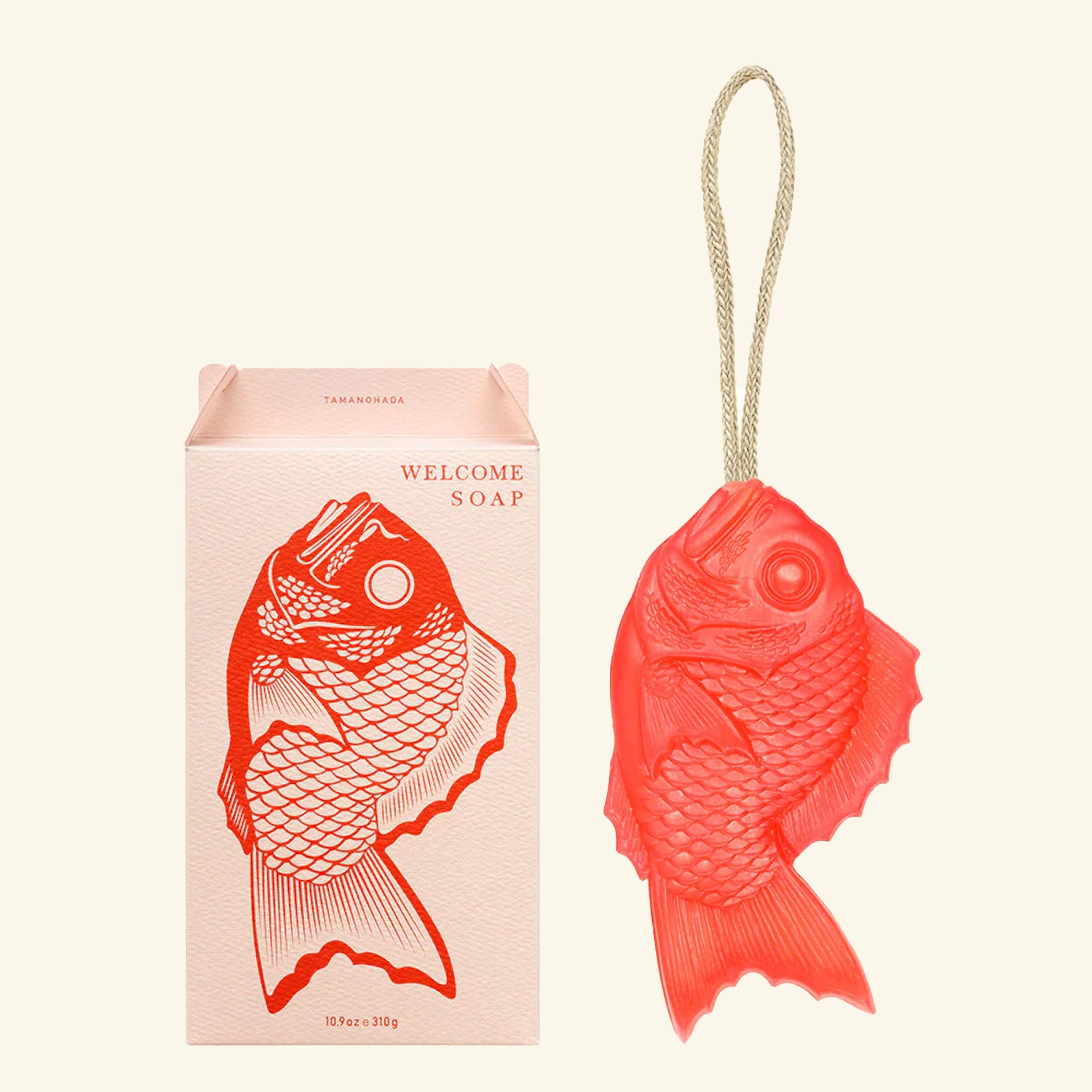 Welcome Fish Soap on a Rope