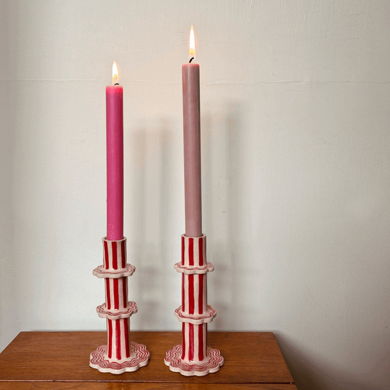Frill Tiered Candlestick