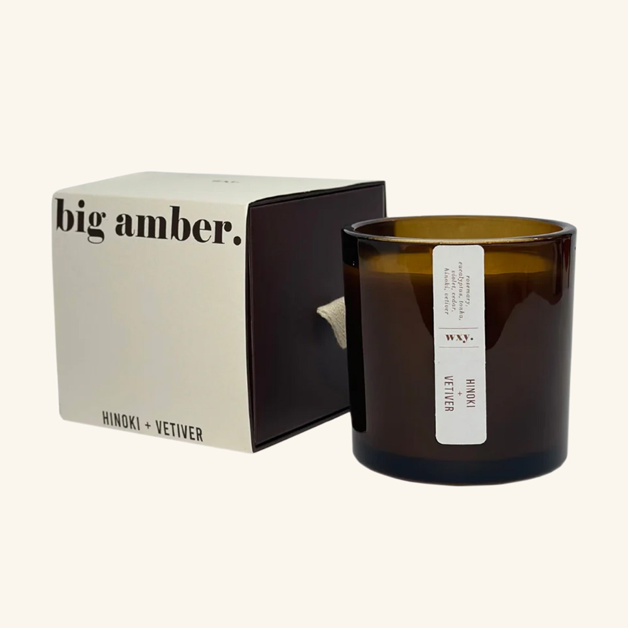 Big Amber Scented Candle WXY