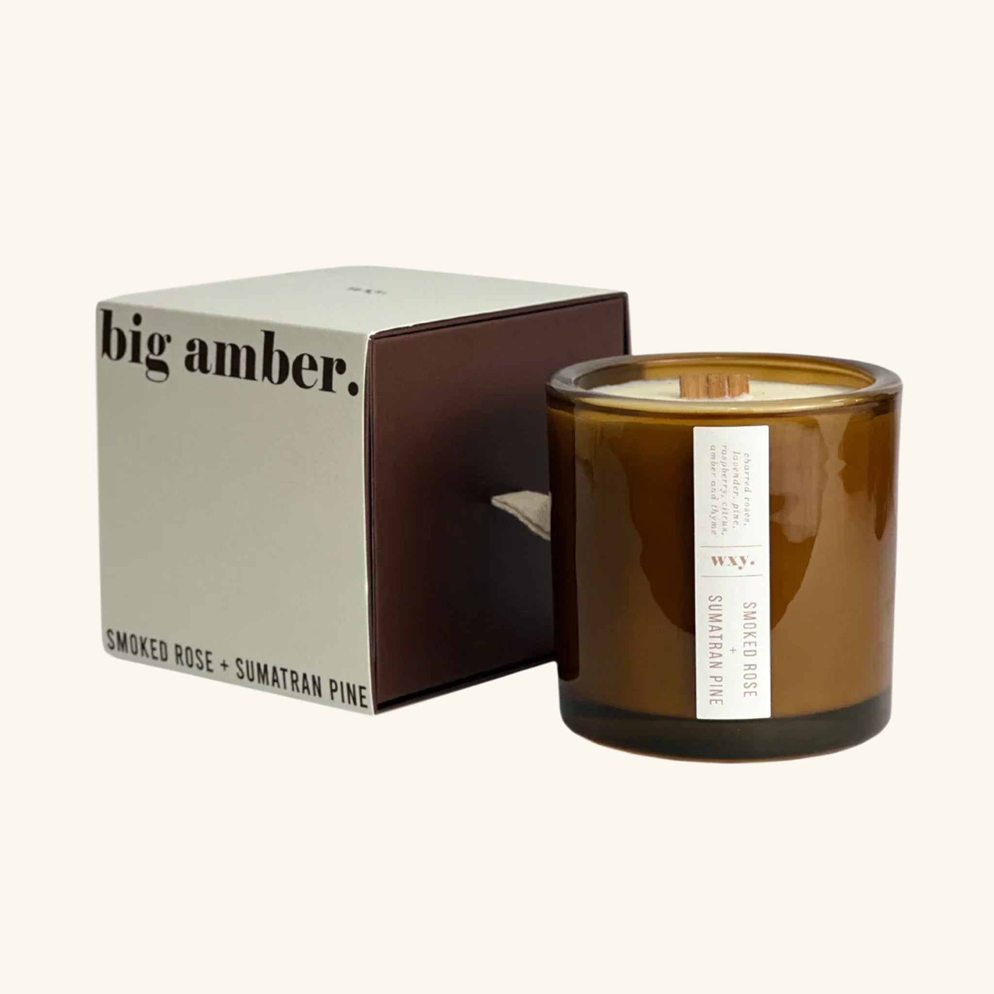 Big Amber Scented Candle WXY