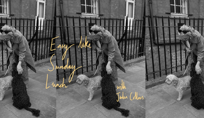 Julia Collins sitting