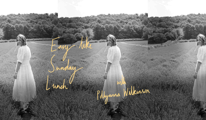 Pollyanna Wilkinson in a field of lavender