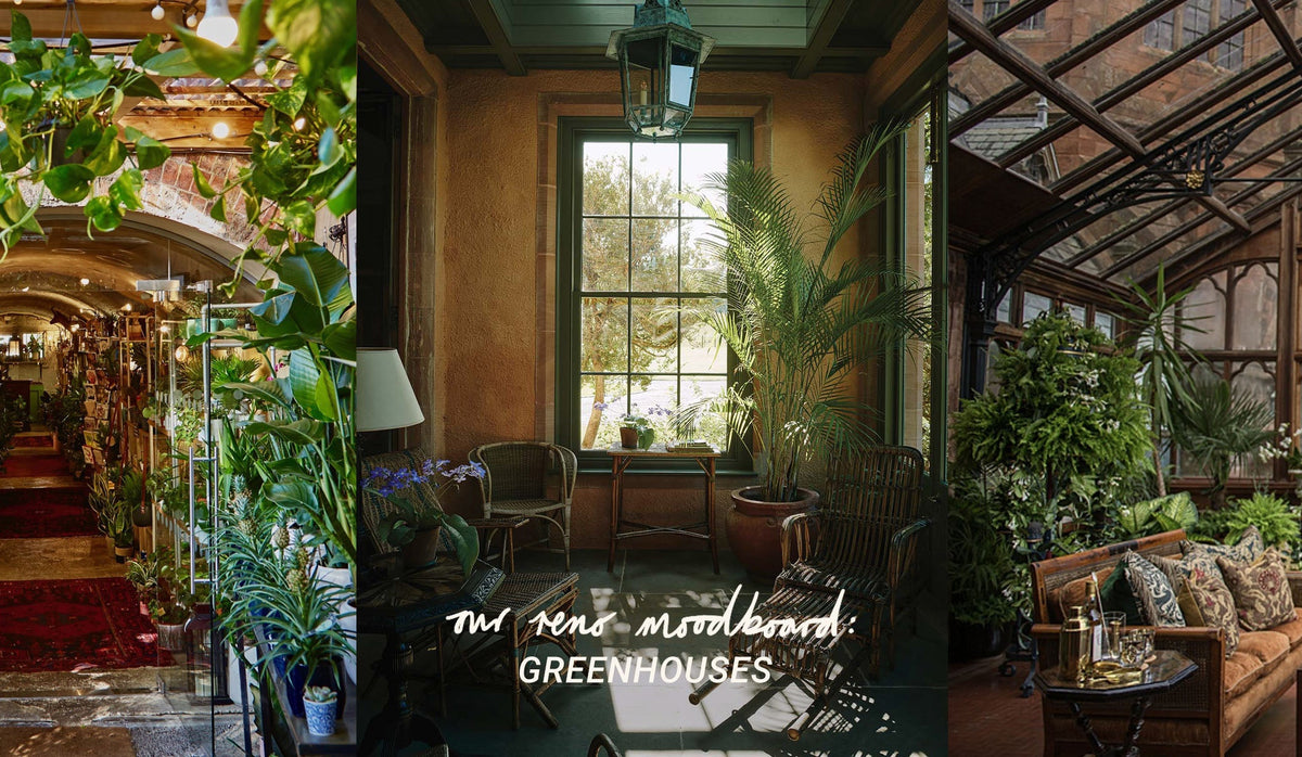Collage of greenhouses