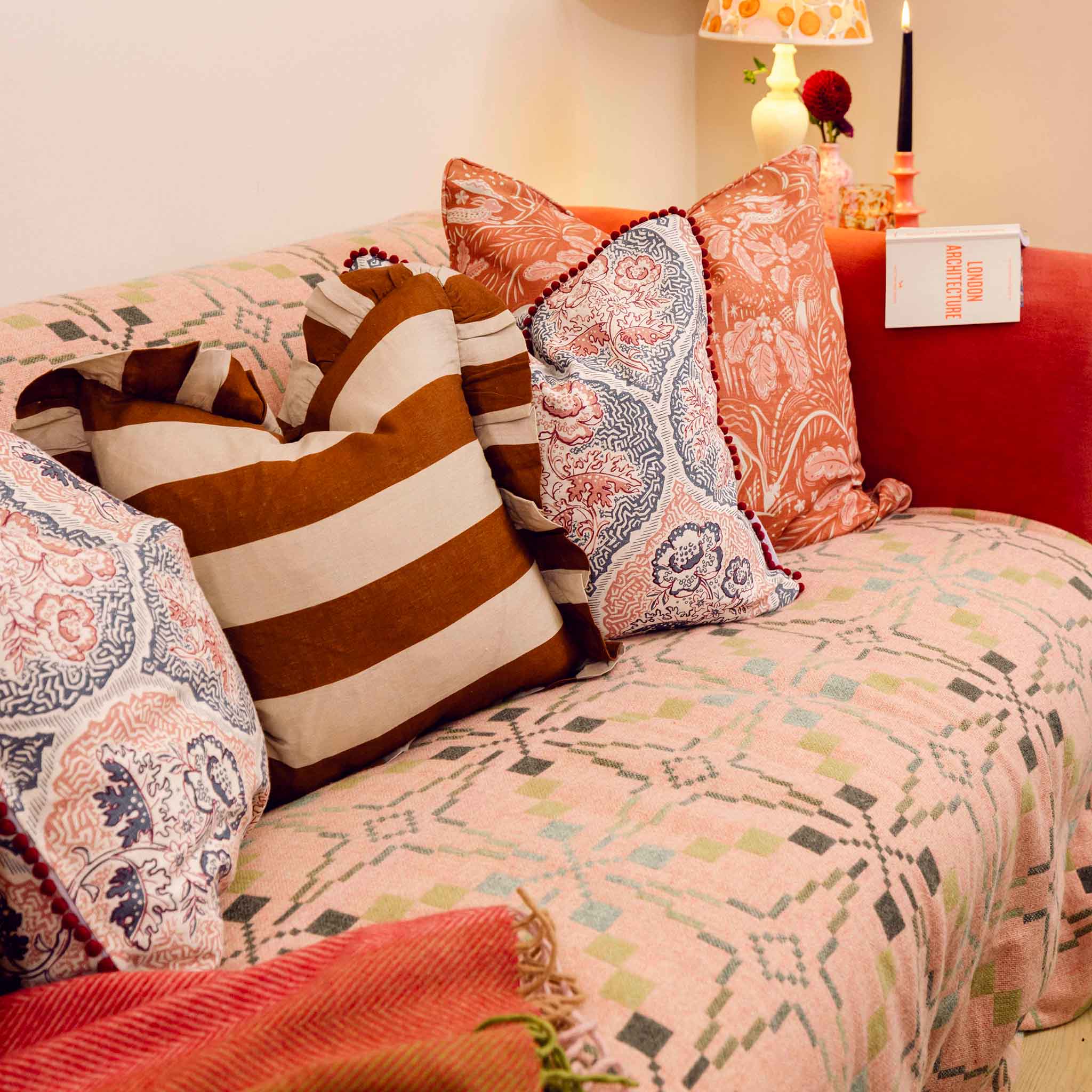 Wide Stripe Cushion Amuse la Bouche