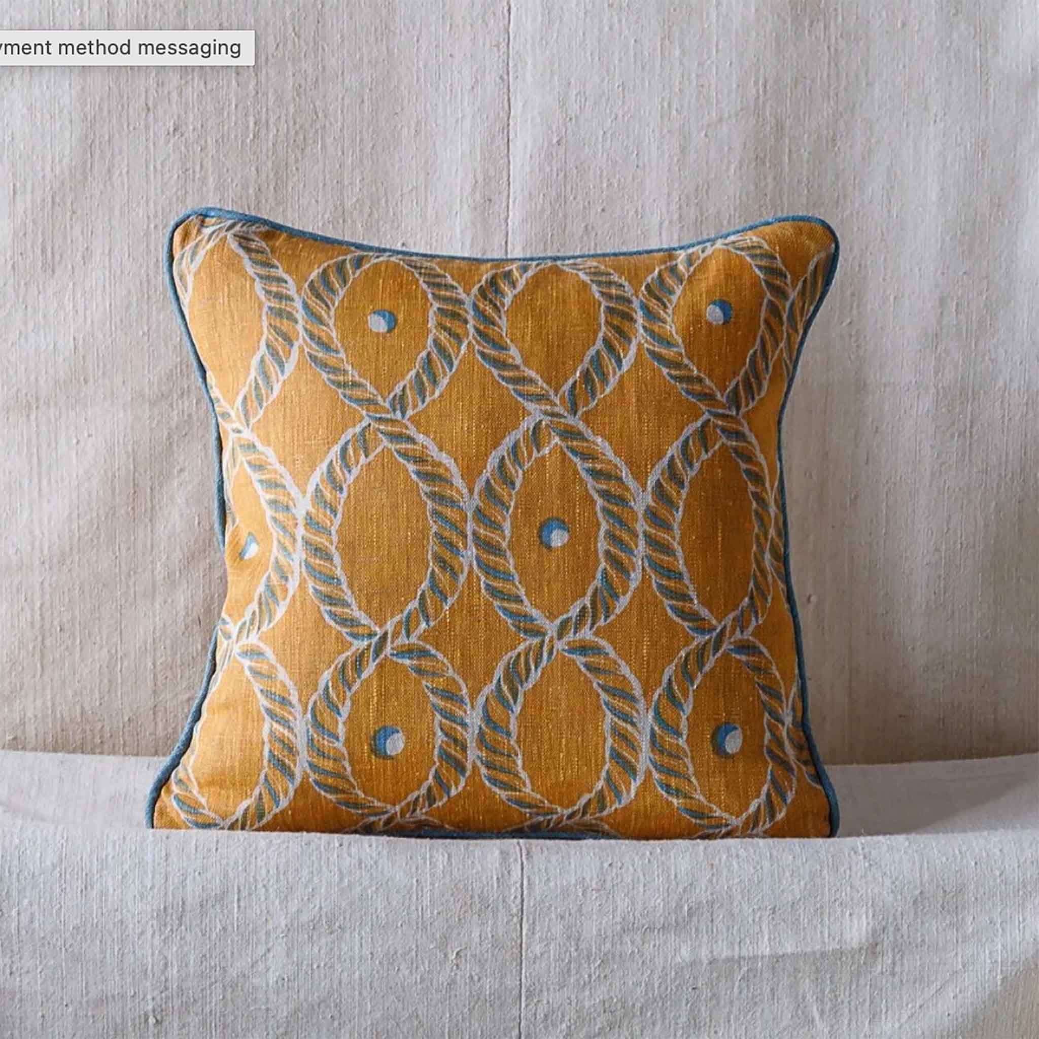 Dolly Large Piped Cushion