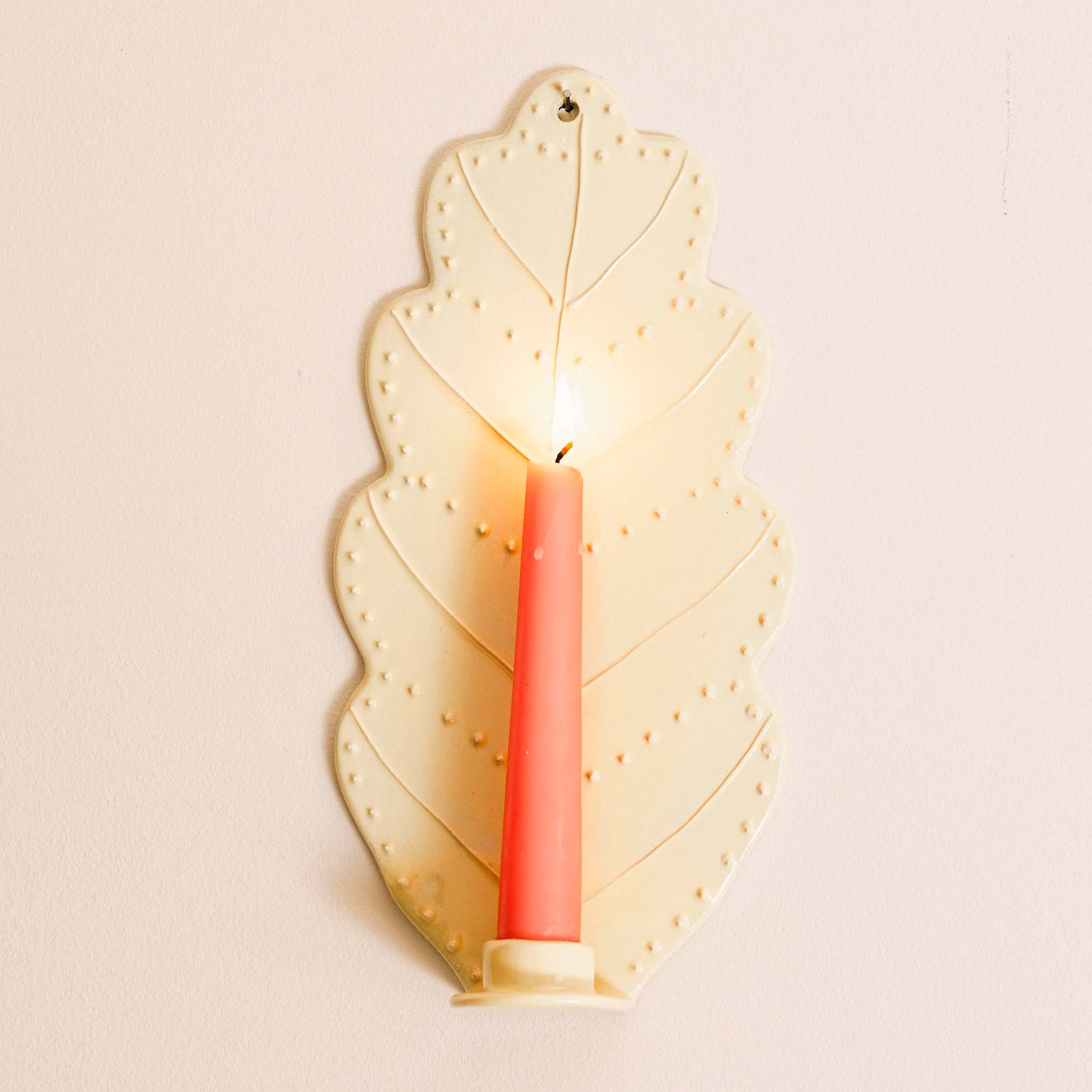 Leaf Candle Sconce Bonfire Workshop