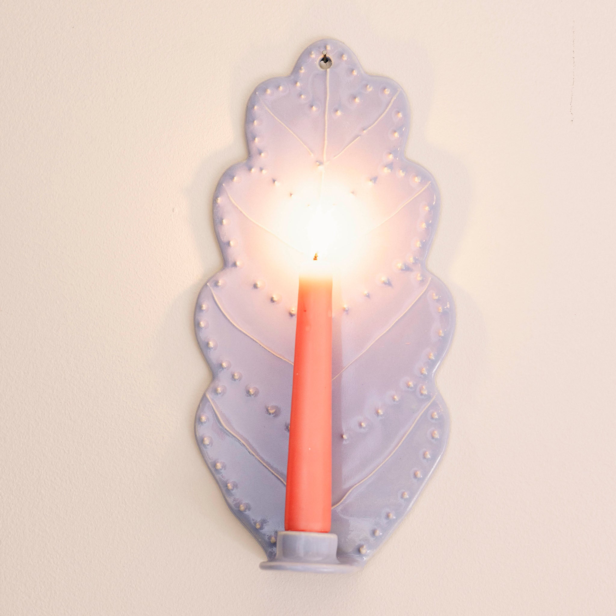 Leaf Candle Sconce Bonfire Workshop