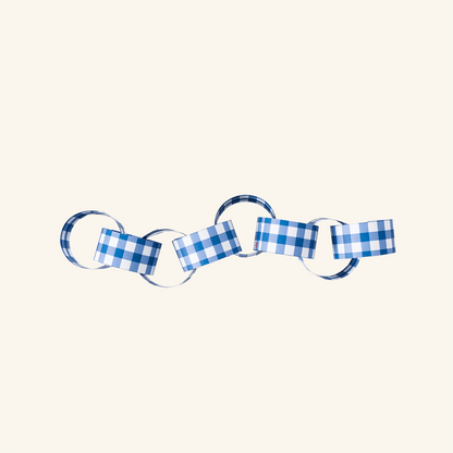 Gingham Paperchain Kit Cotton Clara