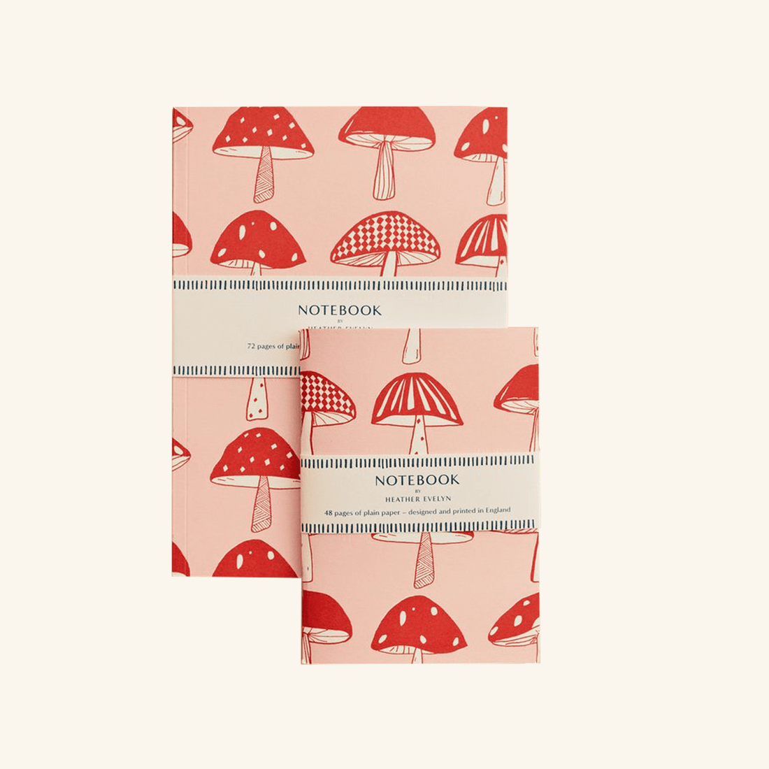 A5 Mushroom Notebook Heather Evelyn