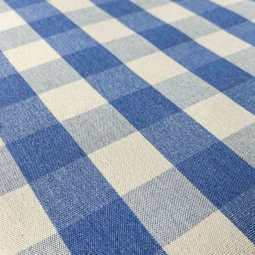 Suffolk Check Large Fabric Ian Mankin