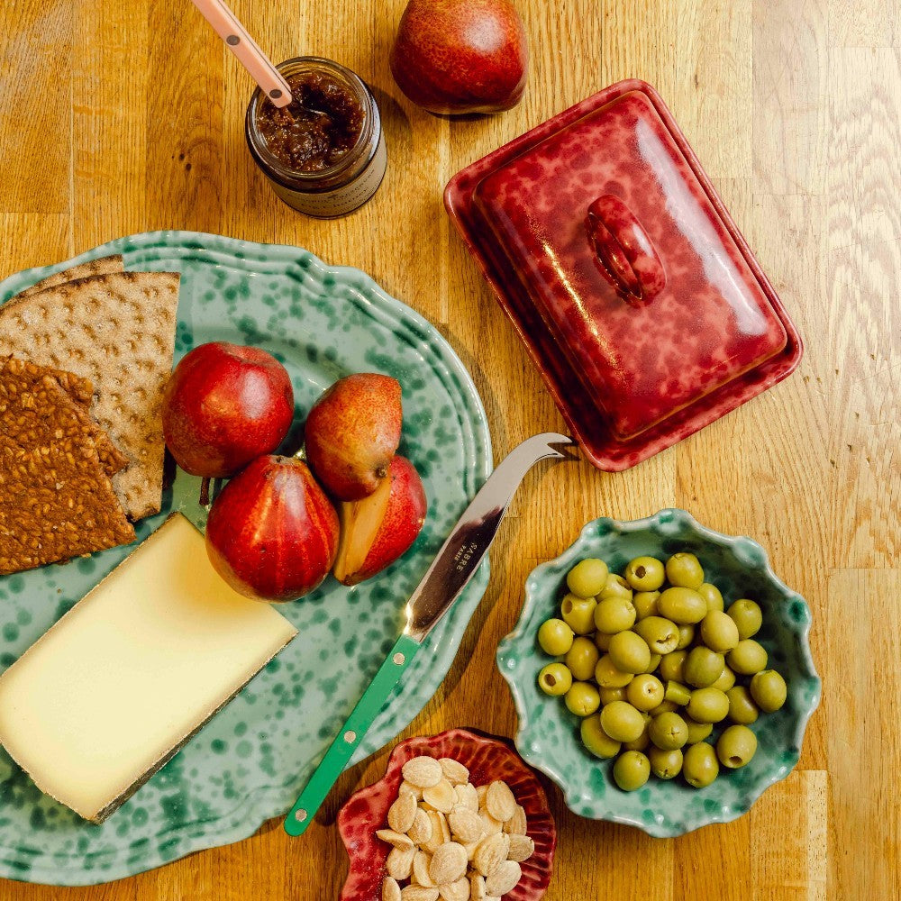 Splatterware Oval Platter