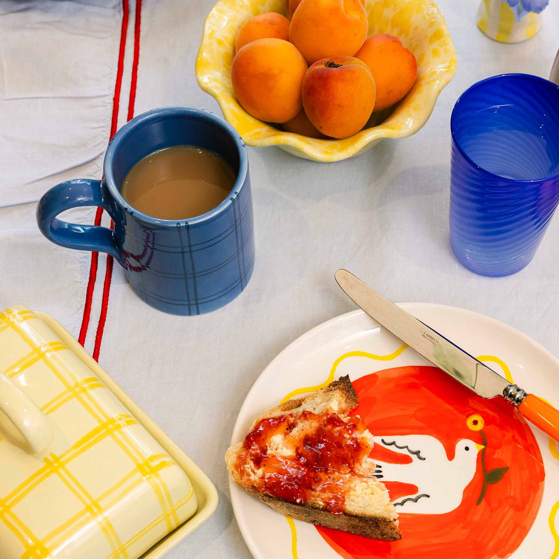 Gingham Mug