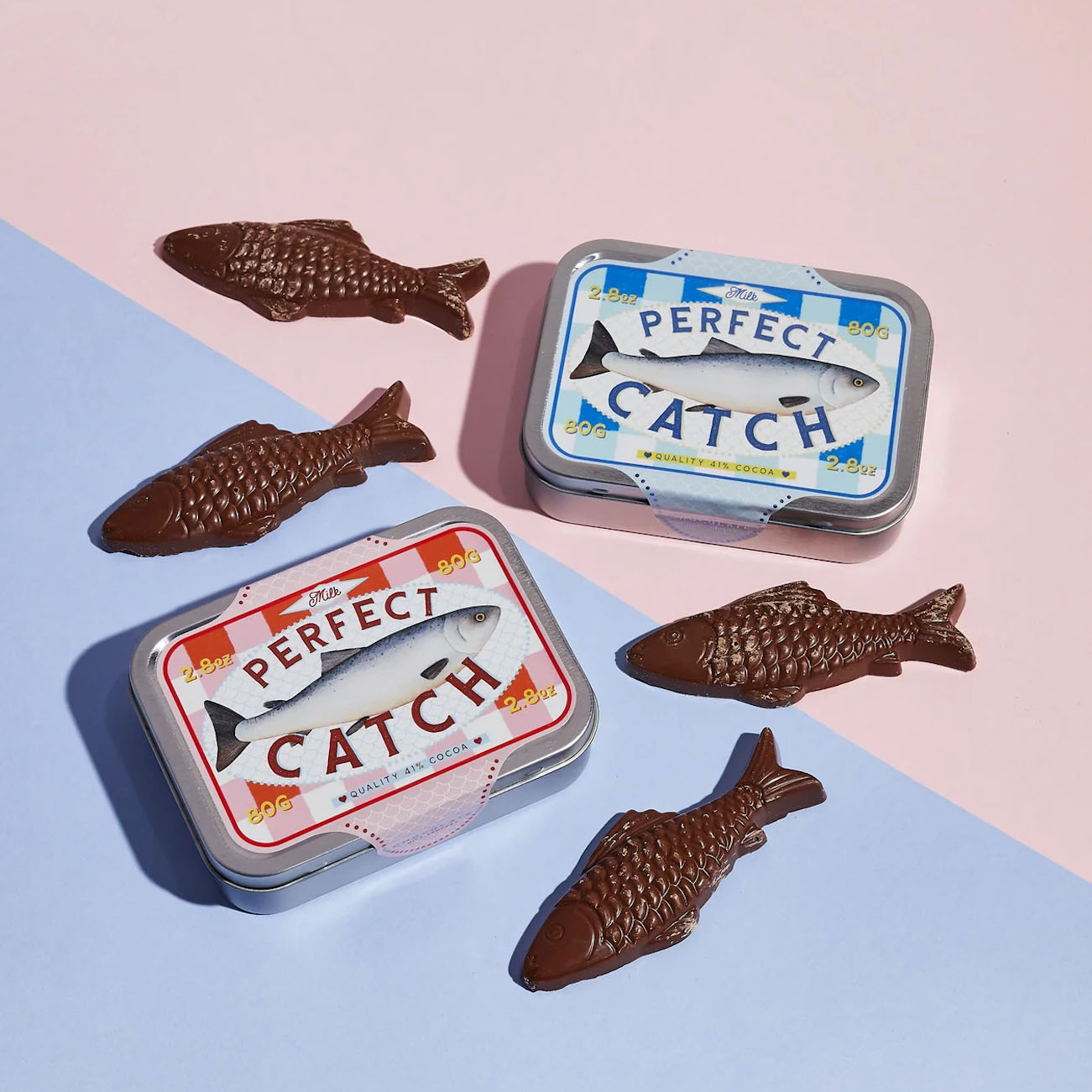 Perfect Catch! Milk Chocolate Sardines The Chocolate Gift Co