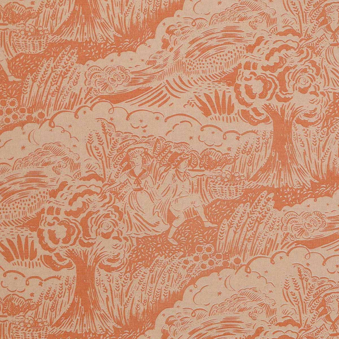 Apple Pickers Fabric