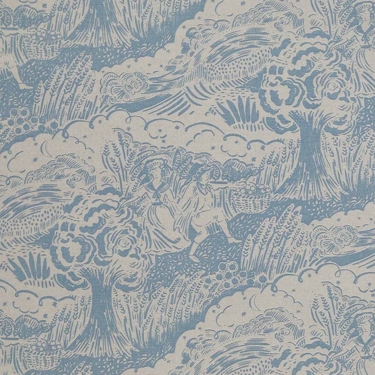 Apple Pickers Fabric