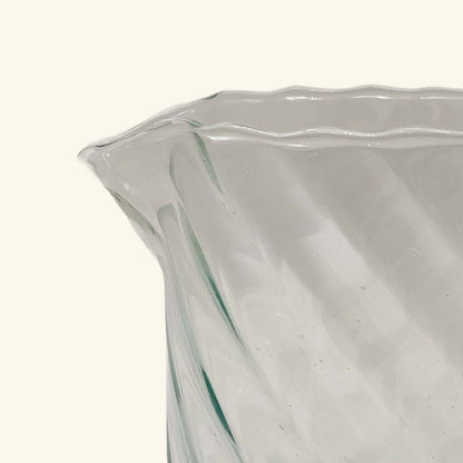 Moroccan Fluted Glass Pitcher