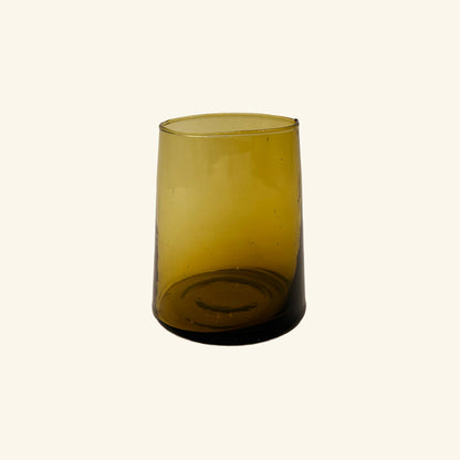 Set of 6 Moroccan Tapered Glass Tumblers