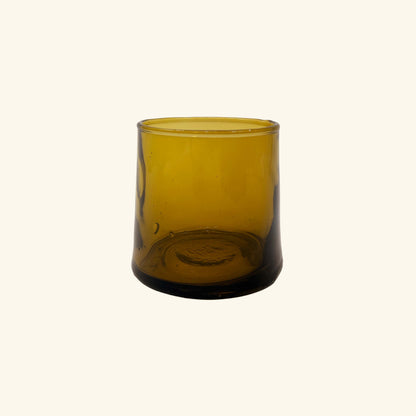 Set of 6 Moroccan Tapered Glass Tumblers