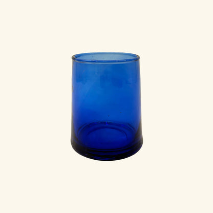 Set of 6 Moroccan Tapered Glass Tumblers