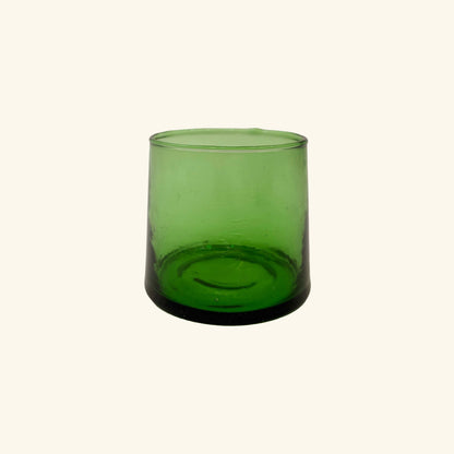 Set of 6 Moroccan Tapered Glass Tumblers