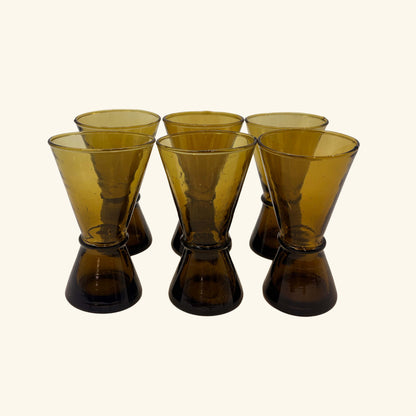 Set of 6 Moroccan Wine Glasses